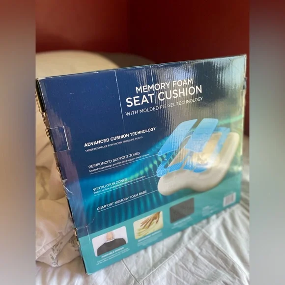 Memory Foam Seat Cushion with Molding Gel Technology